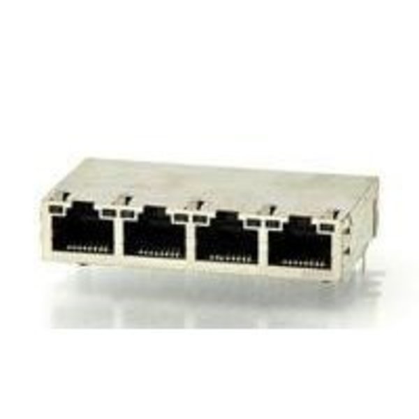 Te Connectivity 1X4 MAG45(TM) 7G4 05 G/O LED S TAB UP 1-6610155-2